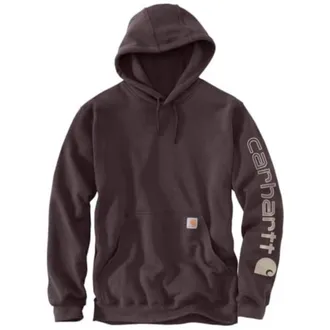 Carhartt Work in Progress Iconic K288 Hoodie Mens Brown Fleece Loose Fit Midweight JAX1597