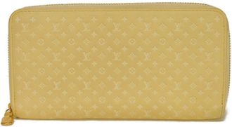 Louis Vuitton Monogram Jaune Yellow Leather Coin Purse/Coin Case (Pre-Owned)