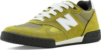 New Balance 600 Tom Knox Athletic Shoes Moss/White : US Mens 10.5 - Womens 12 Medium, Suede