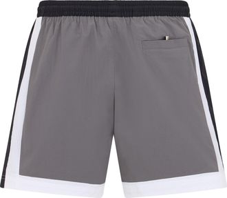 HUGO BOSS Mens Nylon Shorts Grey Polyamide