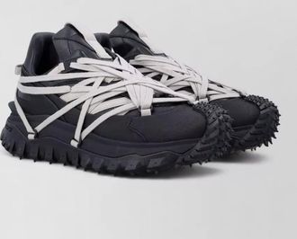 Moncler trail grip megalace vibram sole sneakers