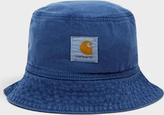 Carhartt Work in Progress Mens WIP Garrison Bucket Hat Stone Dyed Blue - Size: M