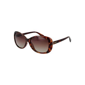 Polaroid Accessoires, Dames, Bruin, ONE Size, Plastic zonnebril met lenzen