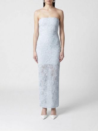 Rotate Abito midi Rotate in mesh con motivo floreale