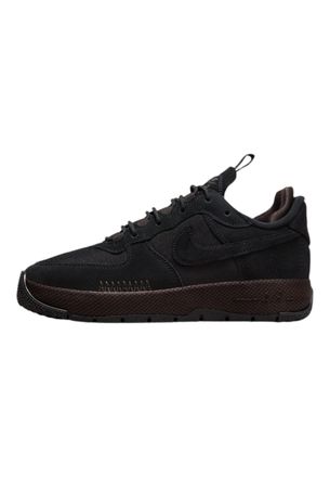 Nike Mens Air Force 1 Wild Sneaker, Black Black Velvet Brown Cedar, 2.5 UK