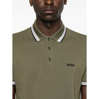 HUGO BOSS Cotton Piqu&eacute; Polo Shirt - Green