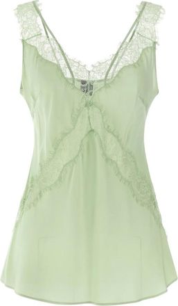 Pinko Pinko, Overhemden, Dames, Groen, L, Lydia Top