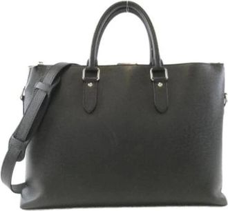 Louis Vuitton Pre-owned Vintage Aktetas - Dames - Vintage Shopper - Zwart - ONE Size - Leer - Vintage