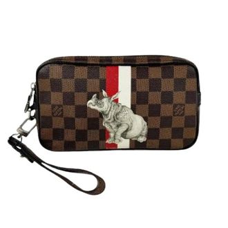 Louis Vuitton Pre-owned Clutch tas - unisex - Pre-owned - Bruin - Maat: ONE Size