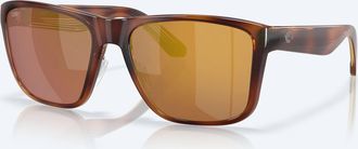 Costa Mens Los Alijos Polarized Sunglasses In Tortoise Gold Mirror