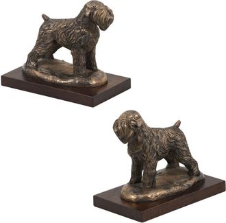 OEM Terrier Ruso Negro, Terrier Ruso Negro: Estatuilla De Perro, Figura De Oficina, Trofeo Para Una Exposici&oacute;n Canina De Art-dog