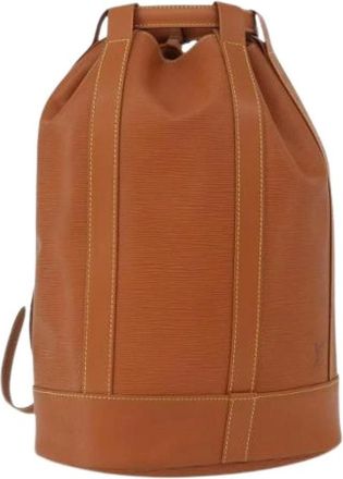 Louis Vuitton Pre-owned Backpacks, female, Brown, Size: ONE SIZE Pre-owned Vintage Backpack