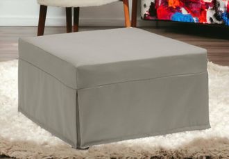 Talamo Italia Talamo Italia - Cama Plegable Ancilla, Puf Convertible En Cama Individual, 100% Made In Italy, Puf De Tela Para Sal&oacute;n, Cm 80x80h45, T&oacute;rtola, Con Embal