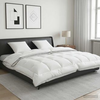 vidaXL Vidaxl Set Di Piumone E Cuscini 3 Pz 200x200 Cm 4 Stagioni 200+300 Gsm