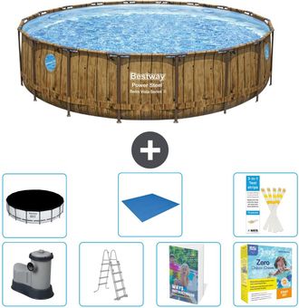 Bestway Piscina Bestway Power Steel Redonda - 549x122 Cm - 8-piezas S546