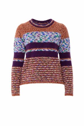 Fabrizio Del Carlo Multicolor Striped Wool Sweater