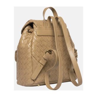Marc Ellis Zaino Intrecciato - - Bags - Donna - Marrone - ONE SIZE