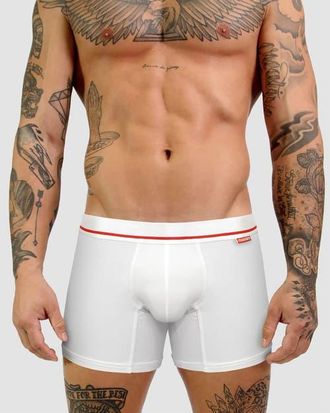 Mosmann Mens Ultra-Soft Boxers in White at Nordstrom, Size X-Large Au