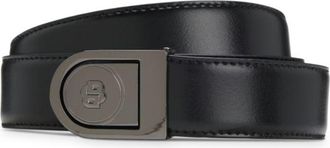 BOSS Reversible belt in Italian leather