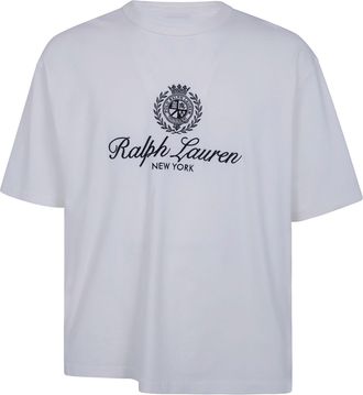Ralph Lauren Knit T-Shirt Trophy Cream