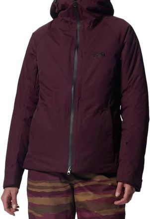 Mountain Hardwear Standard Firefall 2 Jacket In Cocoa Red