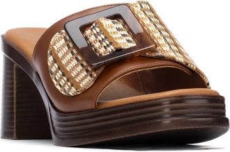 Xti Womens Refresh Collection Block Heel Slip On Sandals