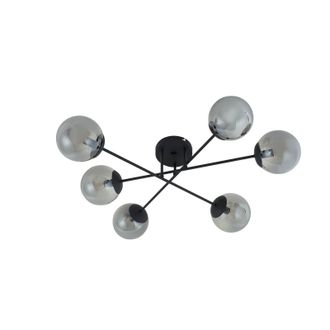 Lindby L&aacute;mpara De Techo isamer En Negro Metal - Lindby