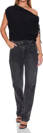 Bishop + Young Solerno One Shoulder Top In Black