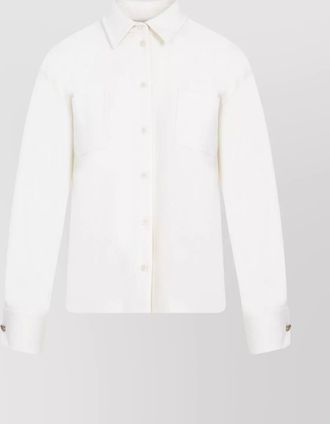 Max Mara tirolo wool crepe shirt jacket