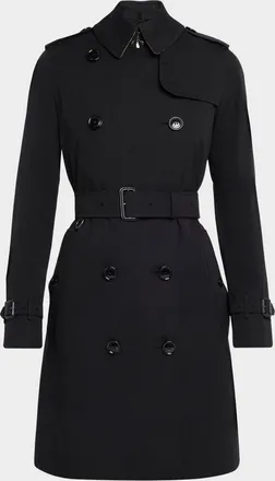 Burberry Kensington Belted Trench Coat
