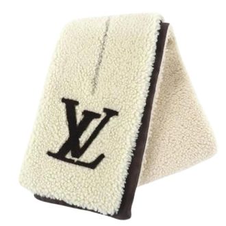 Louis Vuitton Pre-owned Scarves, female, Beige, Size: ONE SIZE Pre-owned Tippet