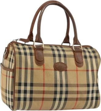 Burberry Pre-owned Handbags, female, Beige, Size: ONE SIZE Pre-owned Vintage Hand Bag