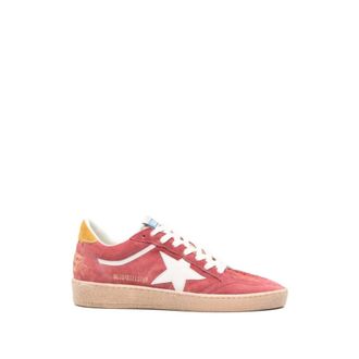 Golden Goose Sneakers, female, Red, Size: 10 US Ball Star Sneakers