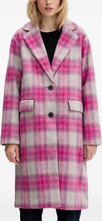 Desigual Cappotto a quadri - Rosa