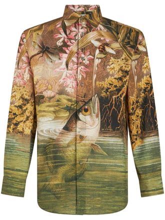 Etro Camicia con stampa - Giallo
