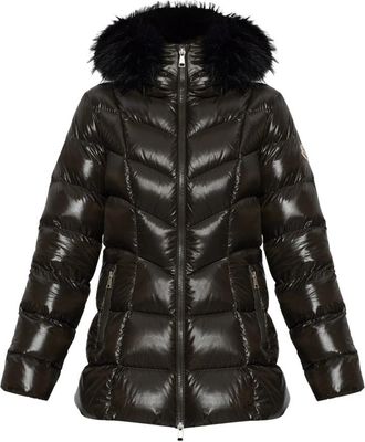 Moncler Fulmar Down Jacket - Dames - Winterjassen - Bruin - M - Leer - Jassen