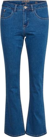 Cream Bootcut Denim Jeans met Zakken - Dames - Bootcut Jeans - Blauw - W34 L30 - Denim - Jeans