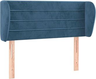 vidaXL Cabecero De Terciopelo Azul Oscuro 93x23x78/88 Cm Vidaxl