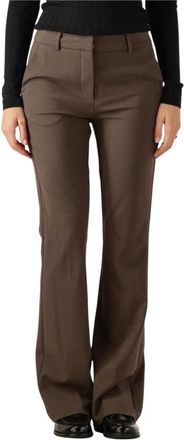Fiveunits Clarafv 826 Wide Broeken - Dames - Wijde Broeken - Bruin - W32 - Polyester - Broeken