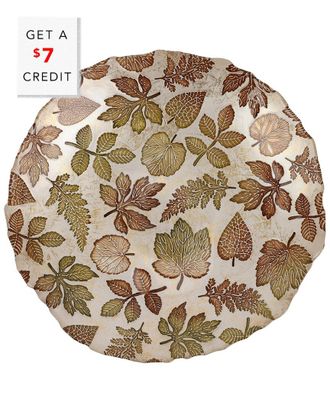 Vietri Vietri Autunno Glass Medium Serving Bowl With $5 Credit