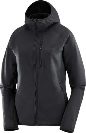 Salomon Essential Lightwarm Fleecejacke f&uuml;r Damen | schwarz