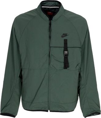 Nike Vintage Green/Black Geweven Jas - Heren - Outdoorjassen - Groen - M - Fitness