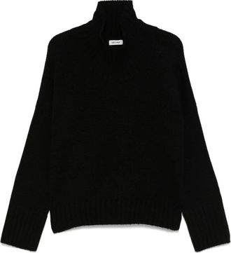 Soft Goat Trui met ronde hals - Dames - Cashmere truien - Zwart - XS - Kasjmier - Truien & Vesten