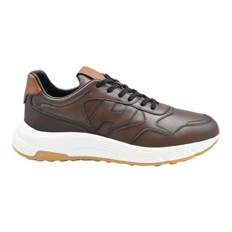 Hogan Sneakers, male, Brown, 10 UK, Brown Laced Shoes