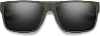 Smith Soundtrack 61mm Chromapop Polarized Sunglasses in Matte Moss /Chromapop Black at Nordstrom