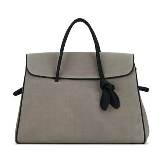 Jacquemus Le Cabas Turismo - Dames - Tassen - Grijs - Maat: ONE Size Katoen