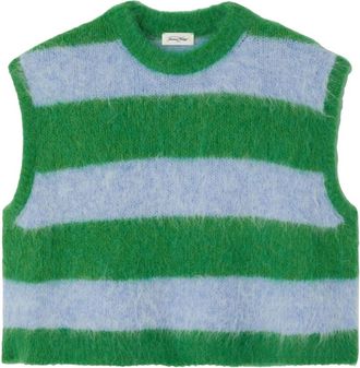 American Vintage Niby Spencer - Dames - Truien - Groen - Maat: M/L Acryl