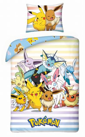 OEM Ropa De Cama De Algod&oacute;n 160x200 Pok&eacute;mon Original Pikachu