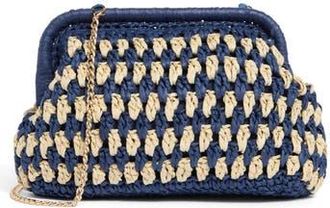 Urban Expression Straw Clutch in Blue at Nordstrom Rack