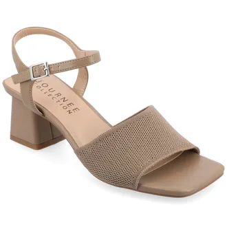 Journee Collection Women & apos;s Evylinn Medium and Wide Width Dress Sandals